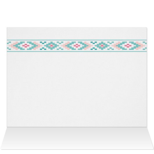 Tribal Arrow Teepee Thank You Cards (Inside Horizontal (Top))