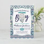 Tribal Arrows Baby Shower Invitation, It's a boy Invitation (Standing Front)