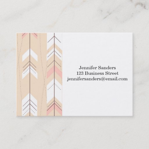 Customizable Tribal Arrows Business Cards