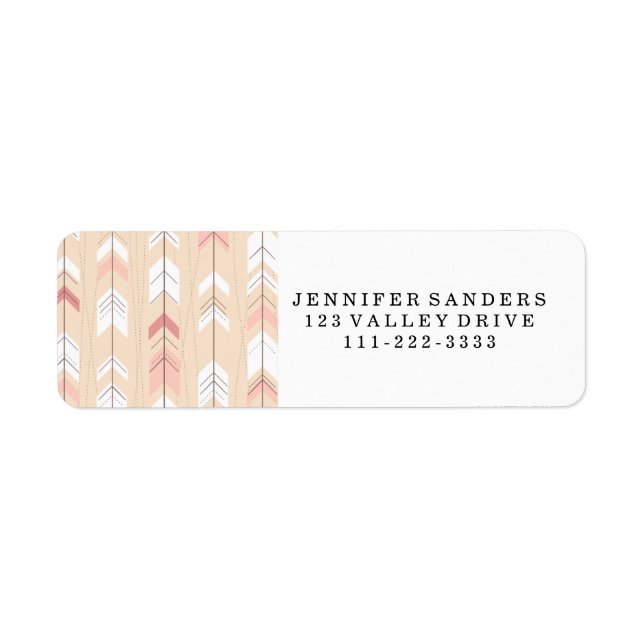 Tribal Arrows Label (Front)