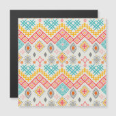 Tribal art: boho geometric print. (Front/Back)