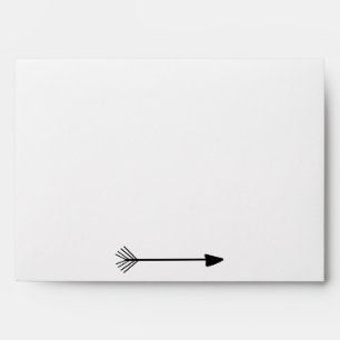 Tribal Art Single Black Arrow Trendy Designs Envelope