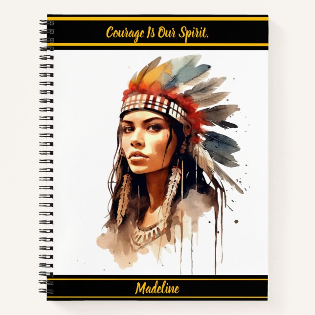Tribal Art Writing Pad: Cultural Flair Notebook (Front)