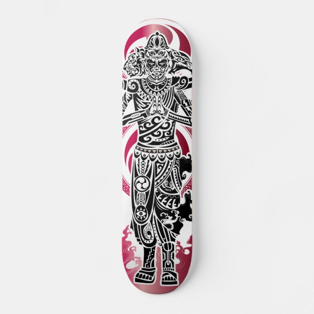 Tribal Ashura Skateboard Deck (Front)
