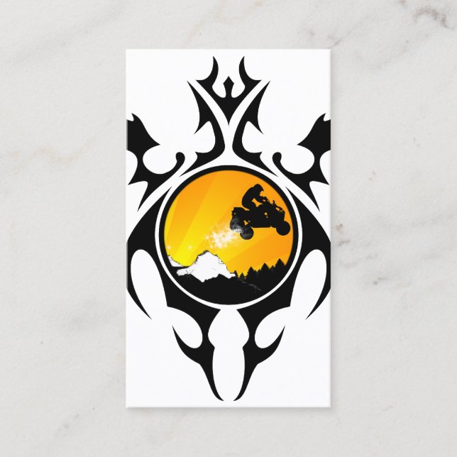 tribal atv trailz business card (Front)