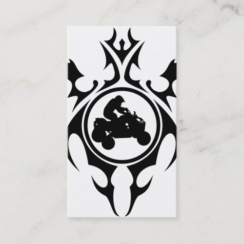tribal atv trailz business card template