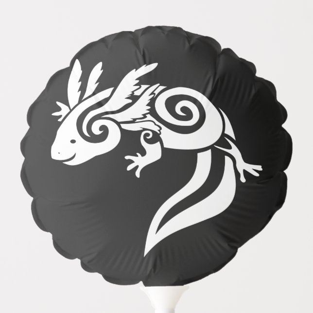 Tribal Axolotl Mexican Salamander Balloon (Front)