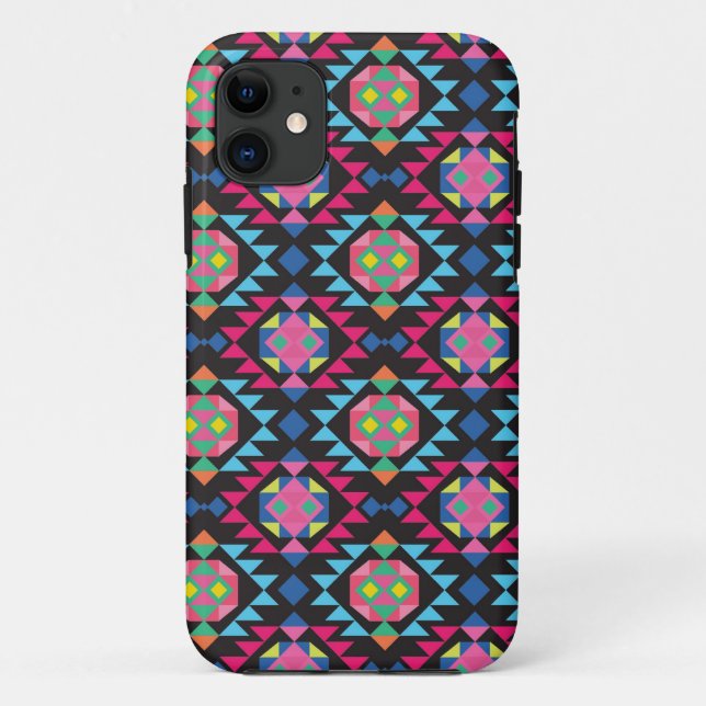 Tribal aztec andes geometric hipster tri pattern Case-Mate iPhone case (Back)