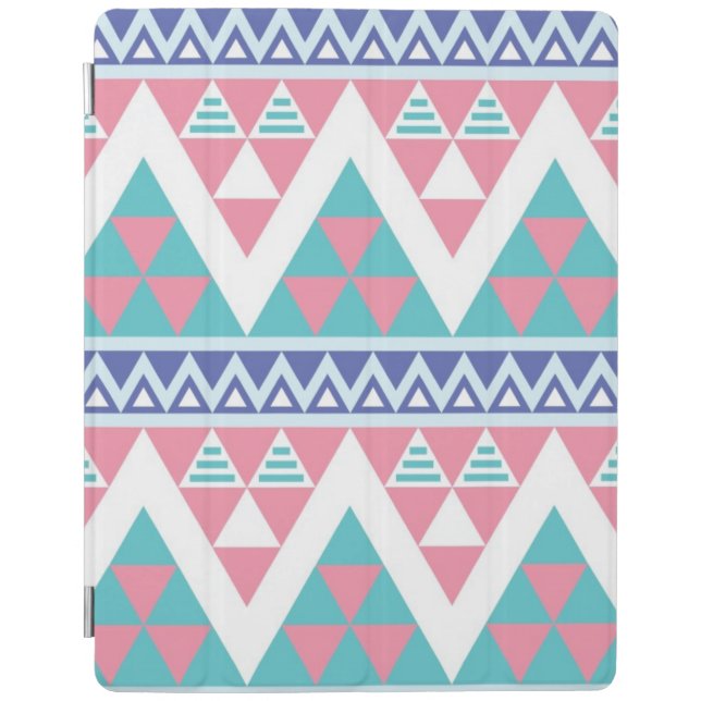 Tribal aztec colorful pattern iPad smart cover (Front)