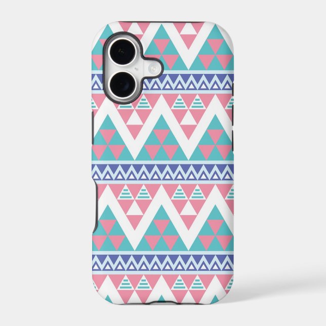 Tribal aztec colorful pattern iphone case (Back)