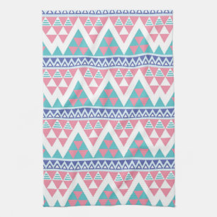 Tribal aztec colorful pattern towel