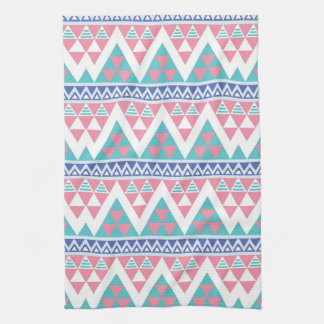Tribal aztec colorful pattern towel