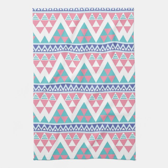 Tribal aztec colorful pattern towel (Vertical)