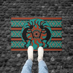 Tribal Aztec Kokopelli Southwest Design Doormat at Zazzle