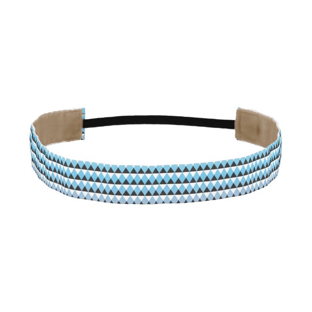 Tribal Aztec Ombre Pattern Athletic Headband (Front)