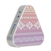 Tribal aztec ombre pattern bluetooth speaker (Right)
