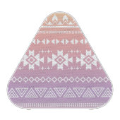 Tribal aztec ombre pattern bluetooth speaker (Front)