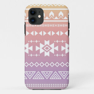 Tribal aztec ombre pattern iPhone 11 case