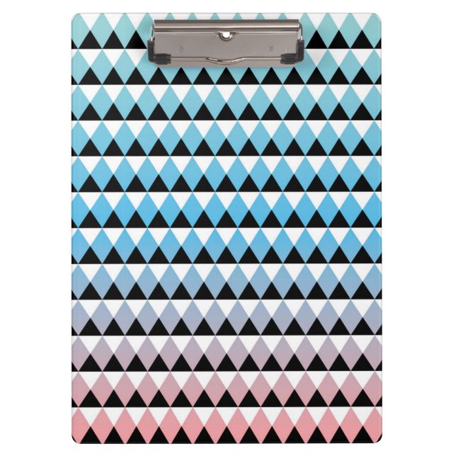 Tribal Aztec Ombre Pattern Clipboard (Front)