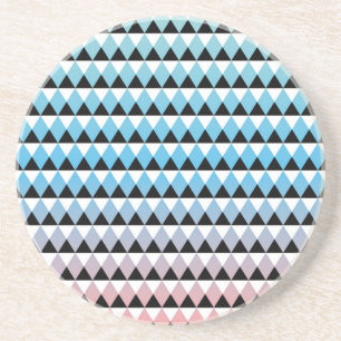 Tribal Aztec Ombre Pattern Drink Coaster