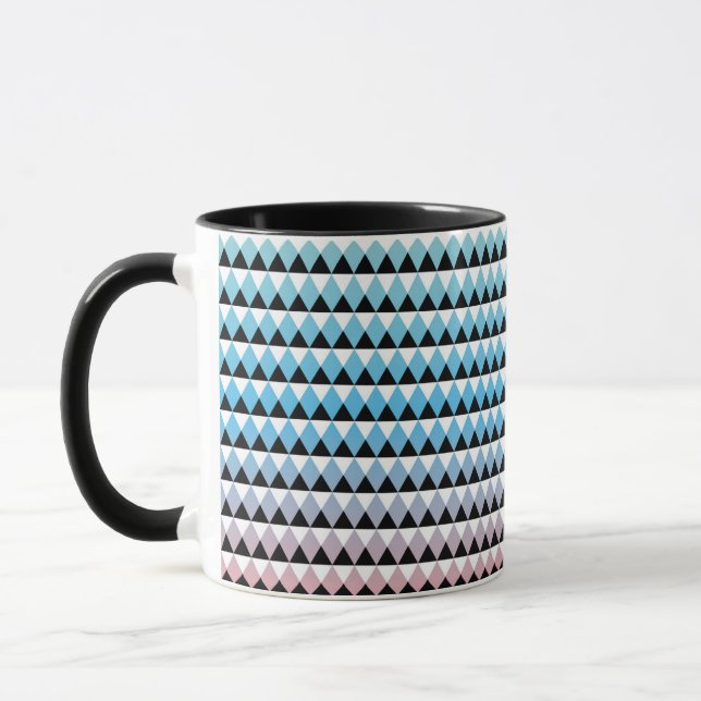 Tribal Aztec Ombre Pattern Mug (Left)