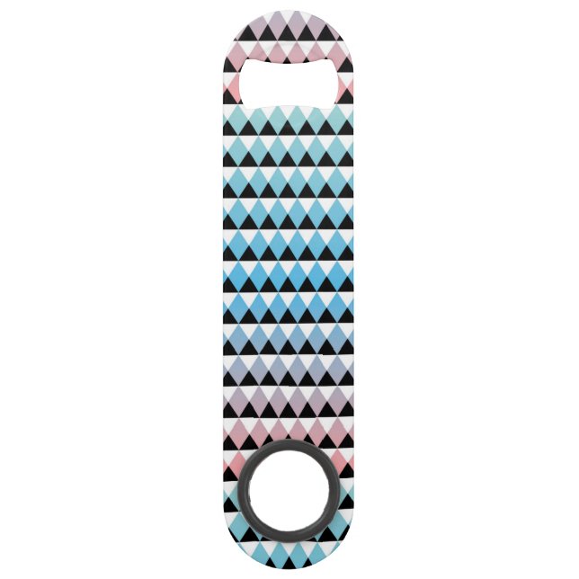 Tribal Aztec Ombre Pattern Speed Bottle Opener (Front)
