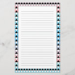 Tribal Aztec Ombre Pattern Stationery
