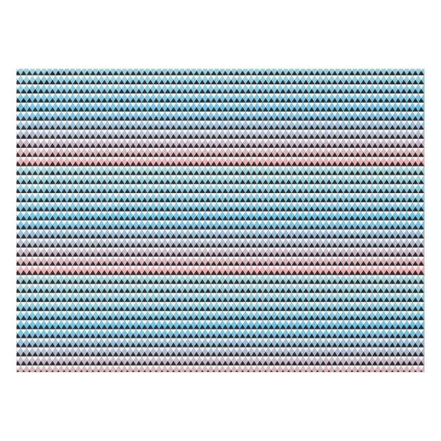 Tribal Aztec Ombre Pattern Tablecloth (Front (Horizontal))