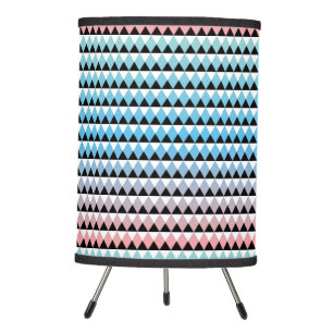 Tribal Aztec Ombre Pattern Tripod Lamp
