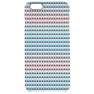 Tribal Aztec Ombre Pattern Clear iPhone 6 Plus Case