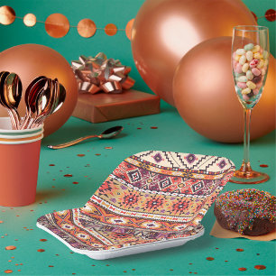 Tribal Aztec Paper Plates