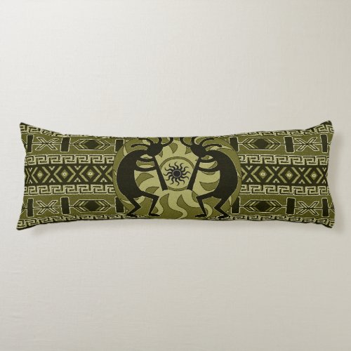 Tribal Aztec Pattern Kokopelli Southwestern Design Body Pillow