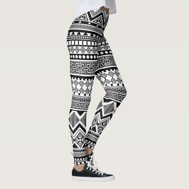Tribal Aztec pattern Leggings (Right)