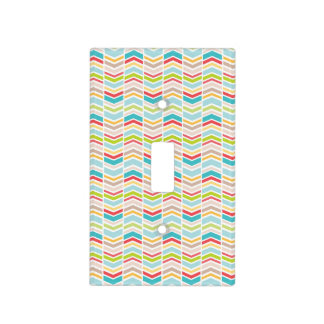 Tribal Baby Nursery Decor, colorful switch cover