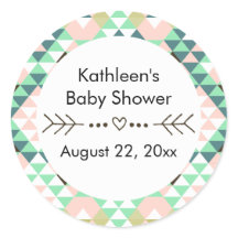 Tribal Baby Shower Gender Reveal Favor