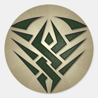 Tribal Badge Round Sticker