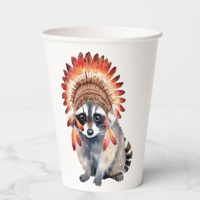 Tribal Bandit Paper Cups (Front)