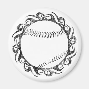 tribal baseball magnet