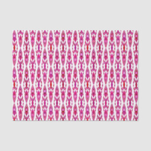 Tribal Batik - Burqundy and Fuchsia Pink Tissue Paper