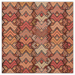 Tribal Batik Print, Brown, Rust and Earth Tones Fabric