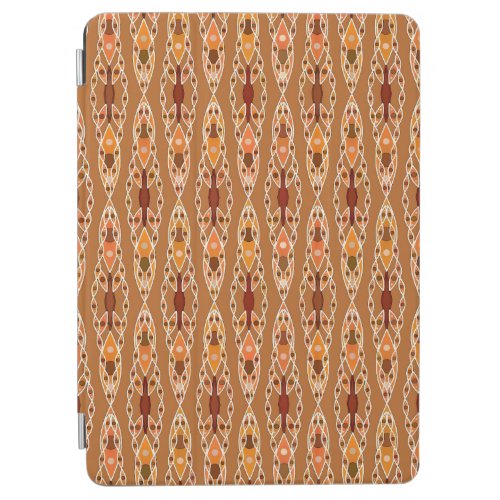 Tribal Batik _ Rust Terracotta and Beige iPad Air Cover