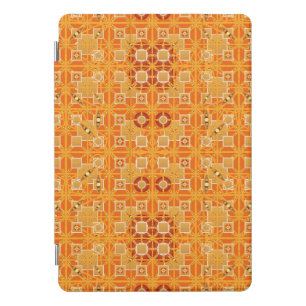 Tribal Batik - shades of amber and brown iPad Pro Cover