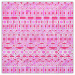 Tribal Batik - shades of pink Fabric