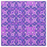 Tribal Batik - shades of purple Fabric