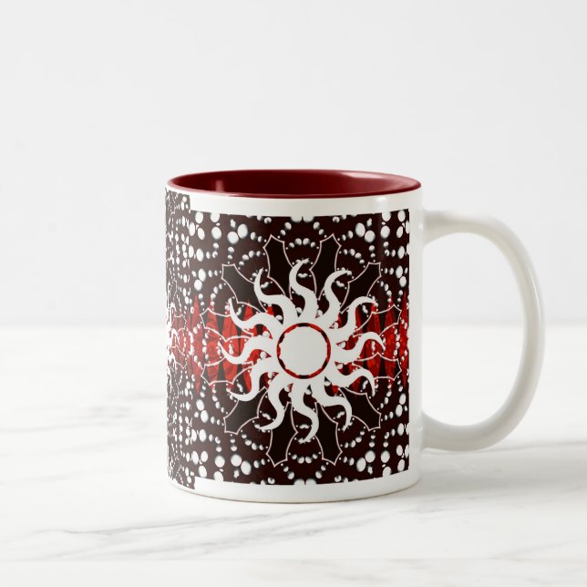 Tribal Batik Sun Mug (Right)