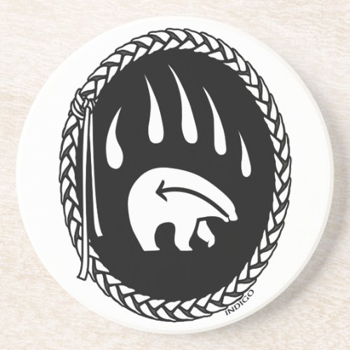 Tribal Bear Art Gifts Native Art Wildlife Coasters