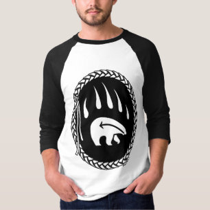 Tribal Bear Art Jersey Bear Claw Men's Shirts