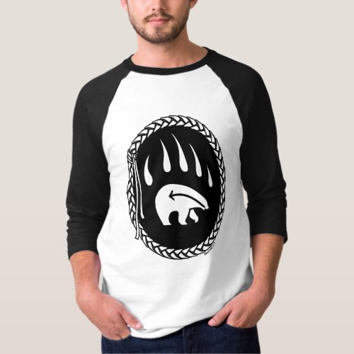 Tribal Bear Art Jersey Bear Claw Mens Shirts