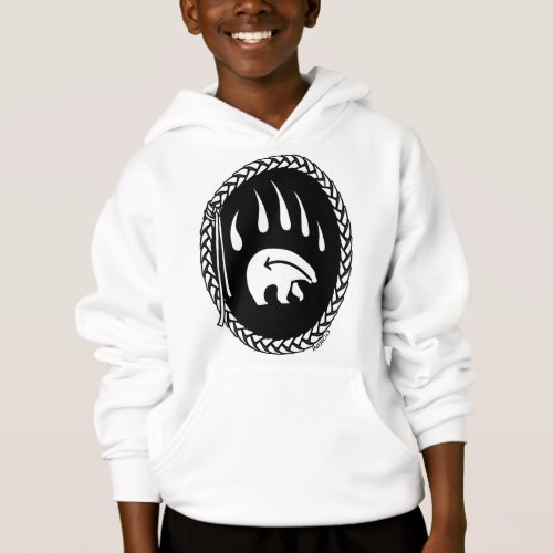 Tribal Bear Art Kids Sweatshirt Bear Claw Hoodie