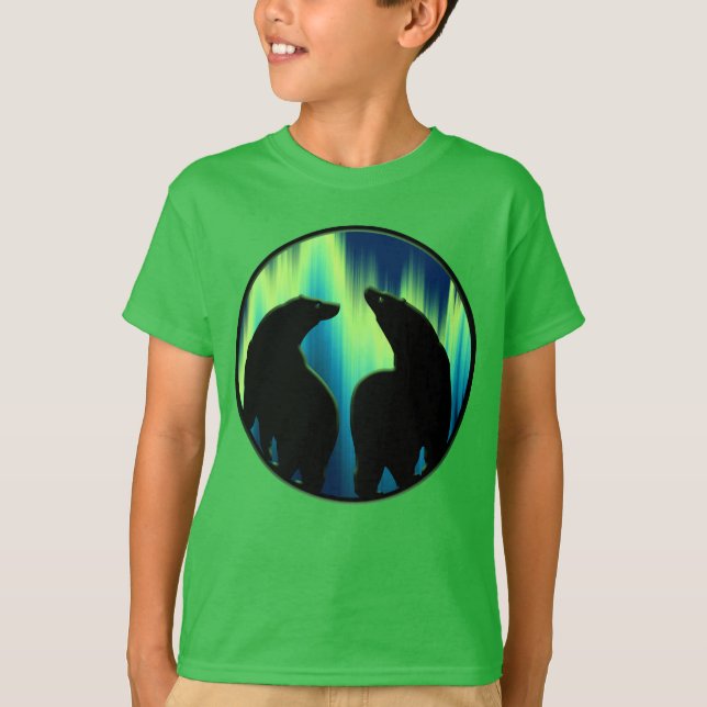 Tribal Bear Art Kid's Sweatshirts Bears Shirt (Front)